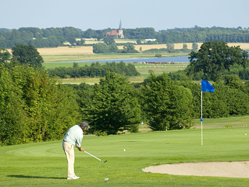 Hotel Pronstorfer Krug - der Garten mit Kaffeeterrasse und Schwimmbad